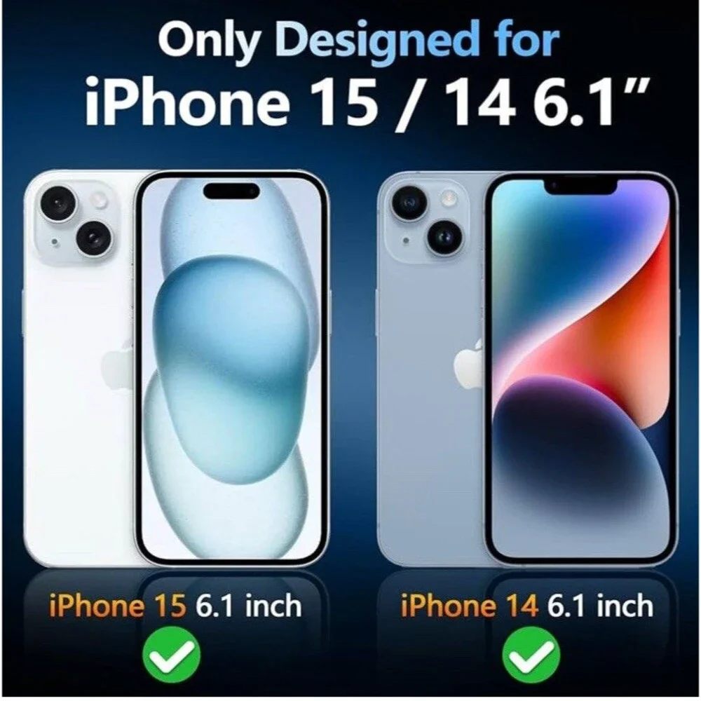 xiwxi Magnetic Case for iPhone 14 Case/iPhone 15 Case,